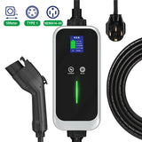 9.6KW Type1 AC Portable  EV Charger