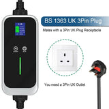 3.6KW Type2 AC Portable EV Charger