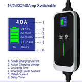 9.6KW Type1 AC Portable  EV Charger